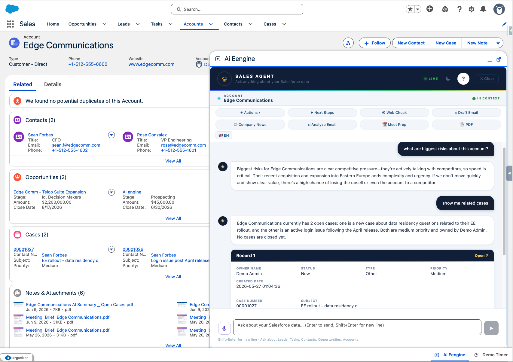 AI analysis of biggest account risks and related cases